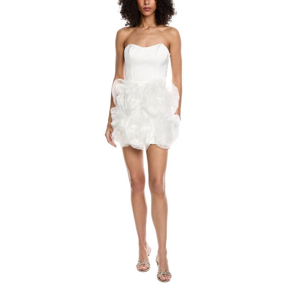 Elliat Womens T Asher Flower Mini Dress, White